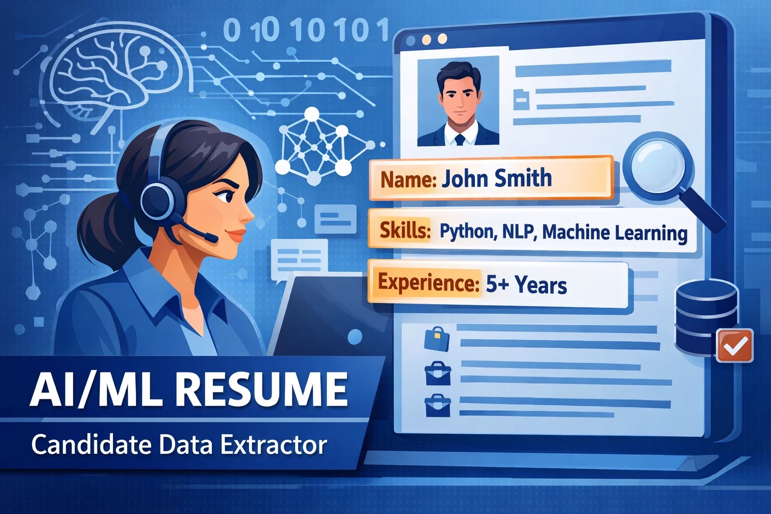 AI Resume Extractor solution screenshot