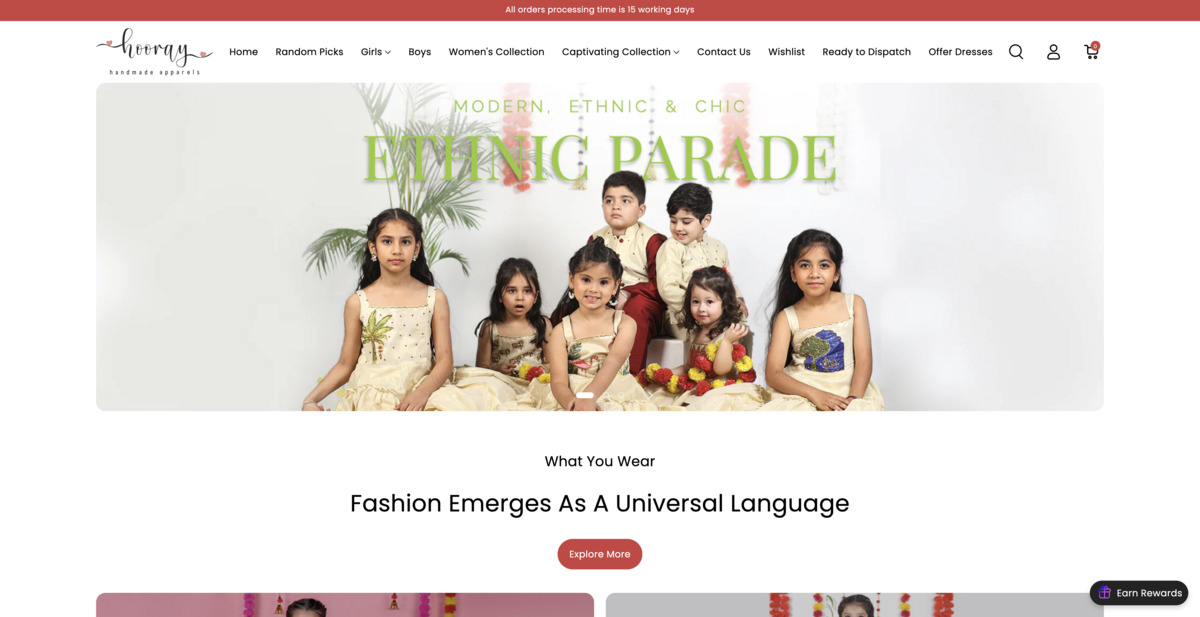 Hooray kids solution screenshot