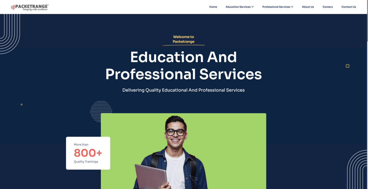 Packetrange solution screenshot