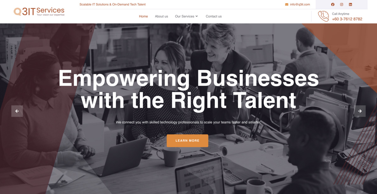 Q3IT (Malaysia) solution screenshot