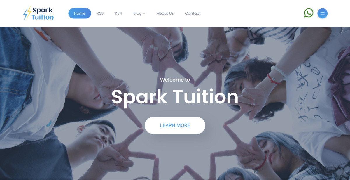 Spark Tuition (UK) solution screenshot